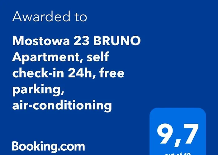 Mostowa 23 Bruno Apartment, Self Check-in 24h, Free Parking, Air-conditioning *